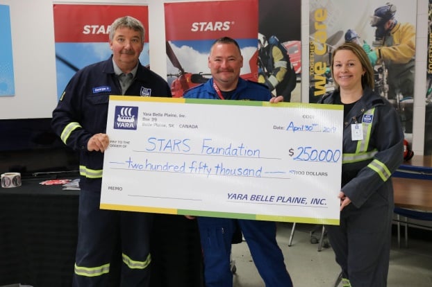 Yara Belle Plaine extend STARS support