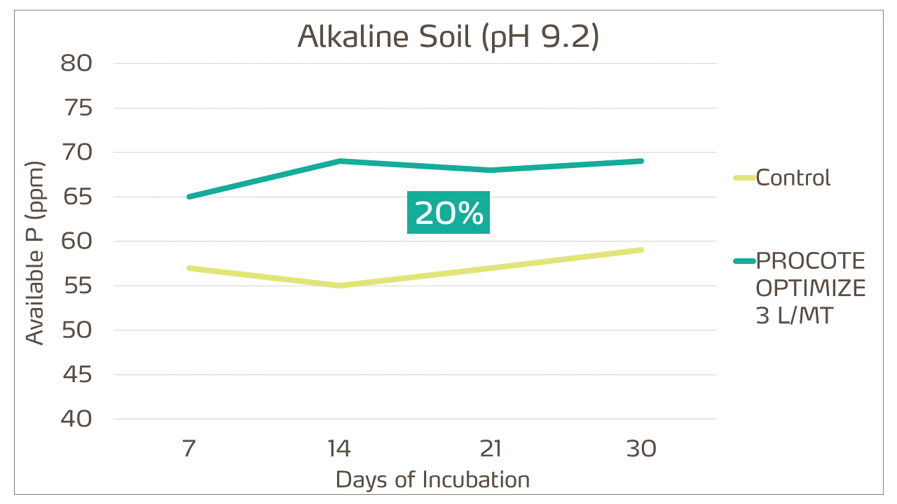 phosphorus liberation on alkaline soil